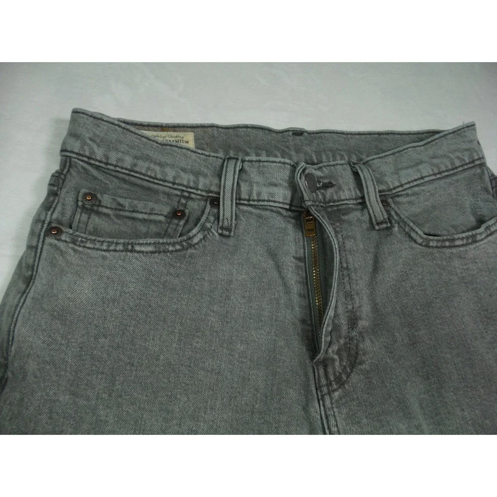 Levis Premium 511 Jeans Mens Size 30 x 32 Gray Denim‎ Slim Fit Straight Stretch